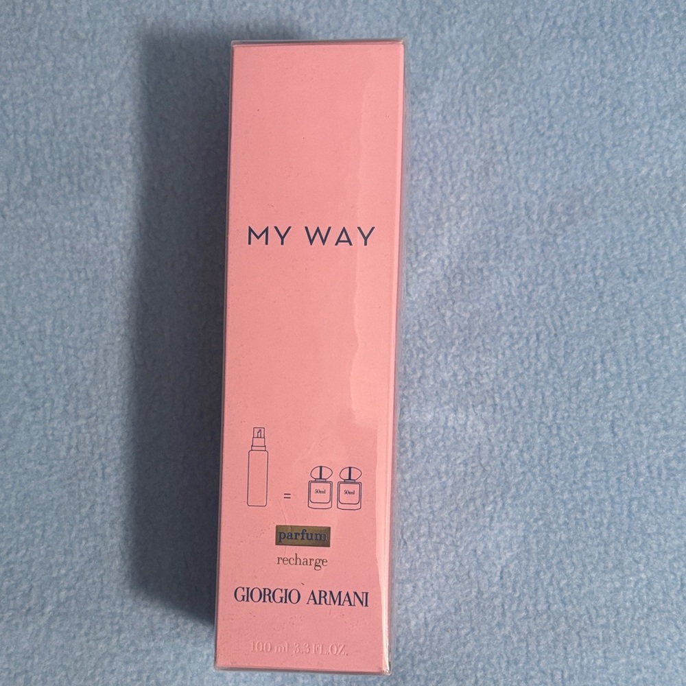 Giorgio Armani My Way Parfum Refill - Soft Pink Packaging